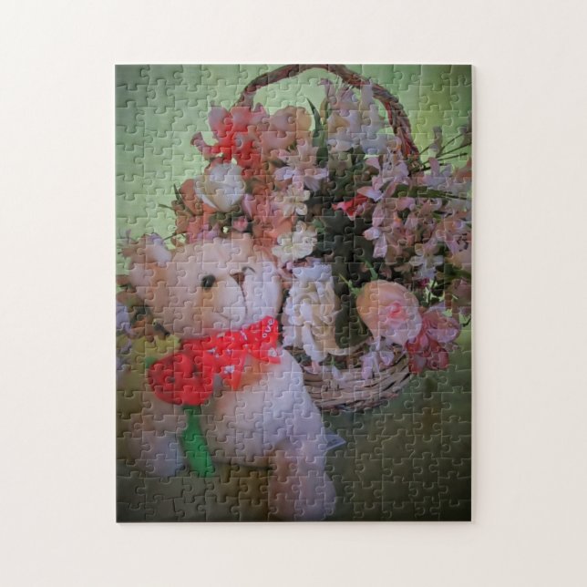 Puzzle Je t'ai choisi une fleur (Vertical)