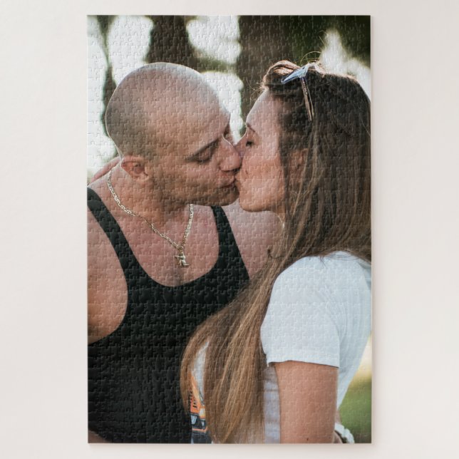 Puzzle Je t'aime, couple d'amour (Vertical)