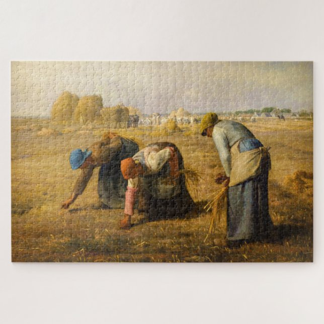 Puzzle Jean-François Millet - Les Gleaners (Horizontal)