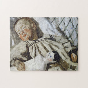 Puzzle Jean Monet Asleep Monet Fine Art