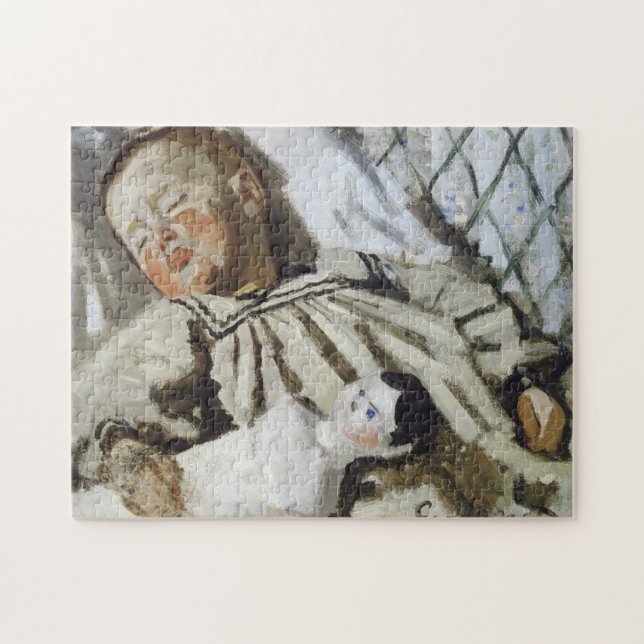 Puzzle Jean Monet Asleep Monet Fine Art (Horizontal)