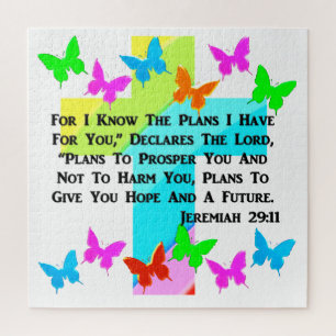 PUZZLE JEREMIAH INSPIRATIONNEL 29:11 CHRÉTIEN