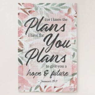Puzzle Jérémie 29:11 Écriture: GraphicLoveShop