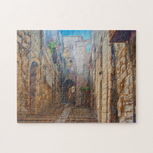 Puzzle Jérusalem Old Street David city Israel Art