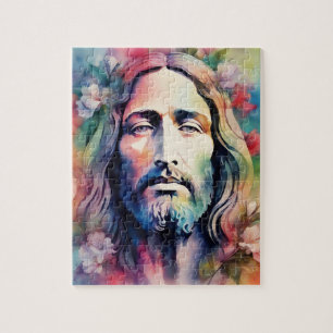 Puzzle Jésus aquarelle