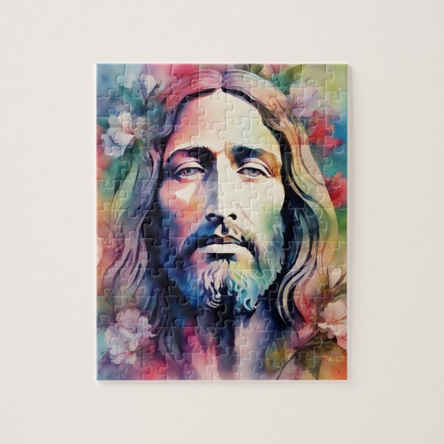 Puzzle Jésus aquarelle (Vertical)