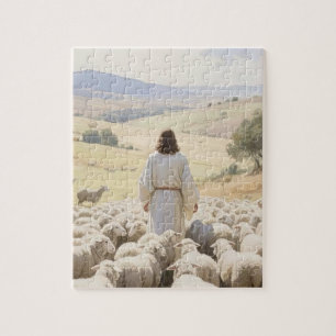 Puzzle Jésus avec l'agneau