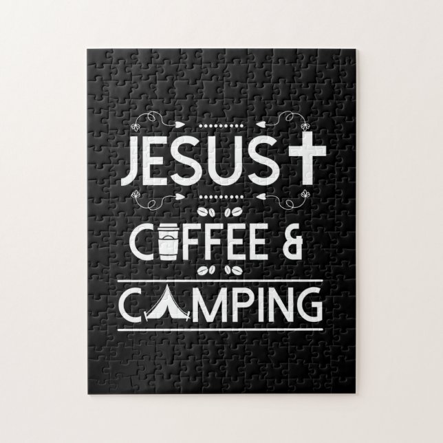 Puzzle Jesus Café Et Camping (Vertical)