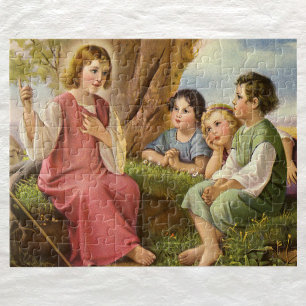 Puzzle Jésus Christ Enseigner les enfants, Religion Vinta
