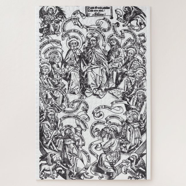 Puzzle Jésus-Christ et les 12 Apôtres (Vertical)