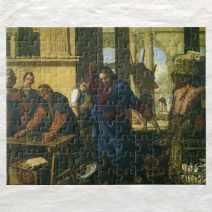 Puzzle Jésus Christ Nettoyage du Temple