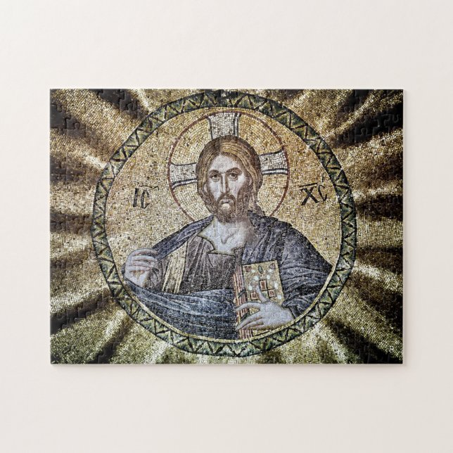 Puzzle Jésus Christ Pantocrateur Seigneur de toute icône (Horizontal)