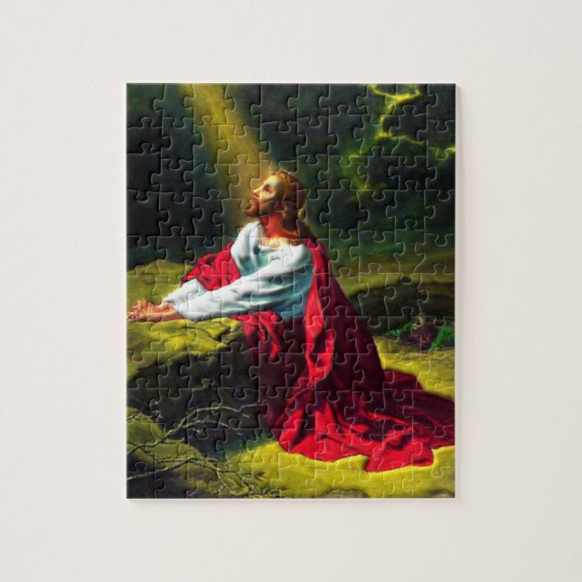 Puzzle Jésus-Christ priant dans le jardin de Gethsemane (Vertical)