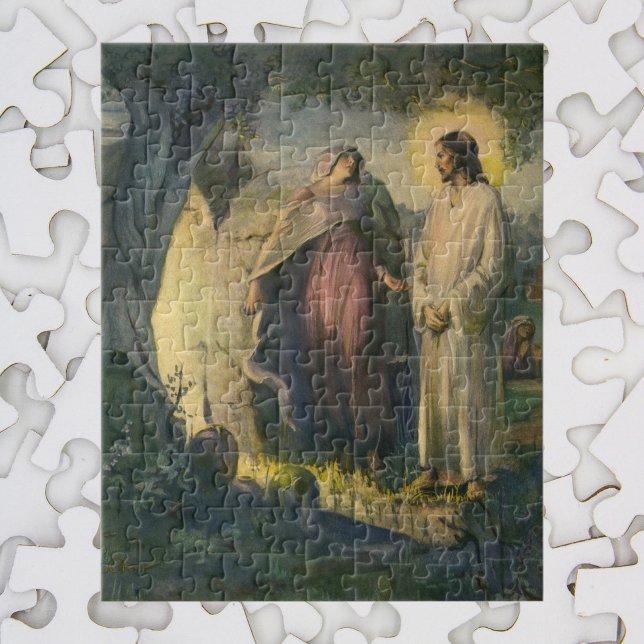 Puzzle Jésus Christ ressuscité par la tombe par ML Greer (Créateur téléchargé)