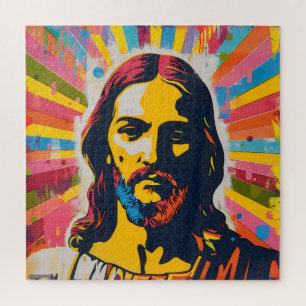 Puzzle Jesus Christian Pop Art
