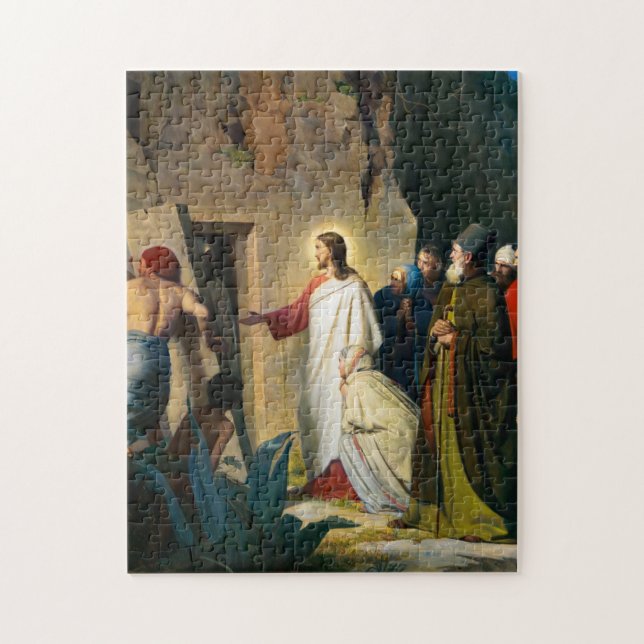 Puzzle Jésus de Lazare par Carl Bloch (Vertical)