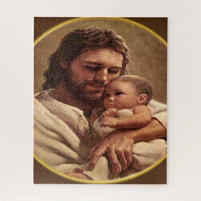 Puzzle Jésus et enfant (Vertical)