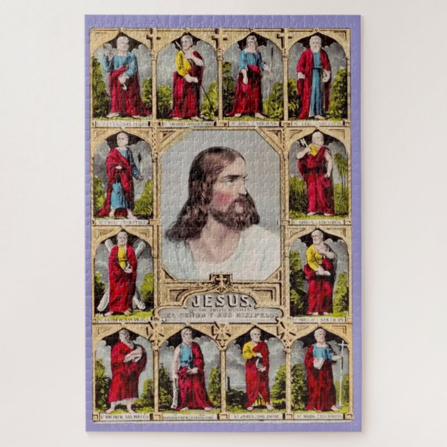 Puzzle Jésus et les douze apôtres (Vertical)