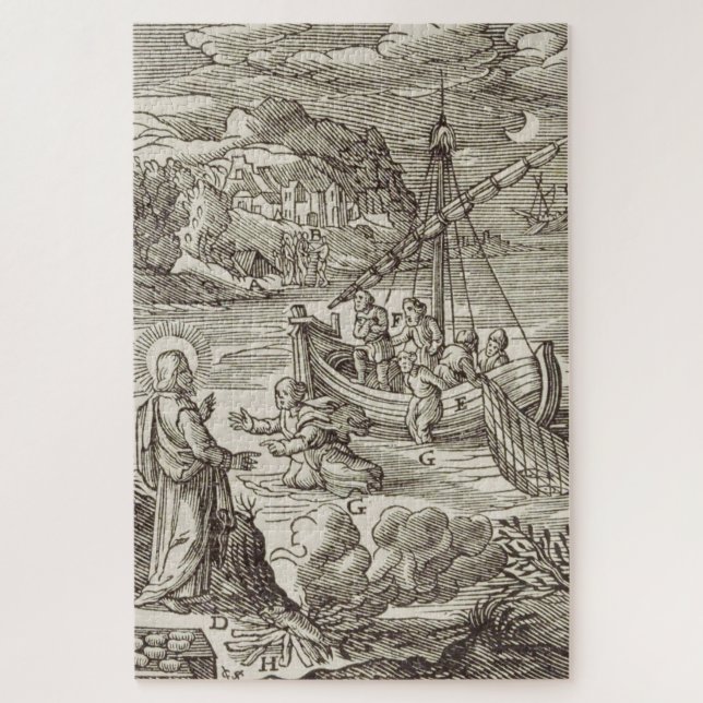 Puzzle Jésus marchant sur l'eau (Vertical)