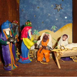 Puzzle Jesus Mary three kings christmas nativity