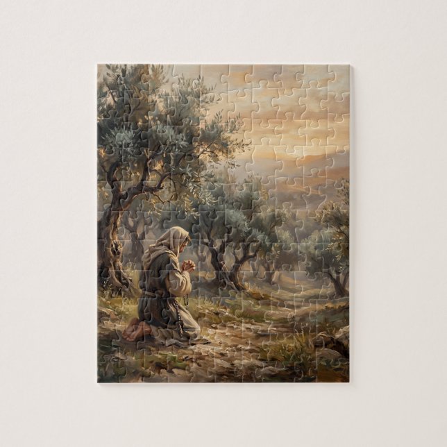 Puzzle Jésus priant dans le jardin de Gethsémani (Vertical)