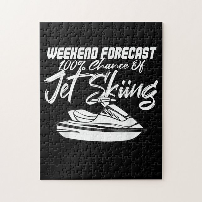 Puzzle Jet Ski Cadeau Jet Ski Pilote Skier Eau Sport T (Vertical)