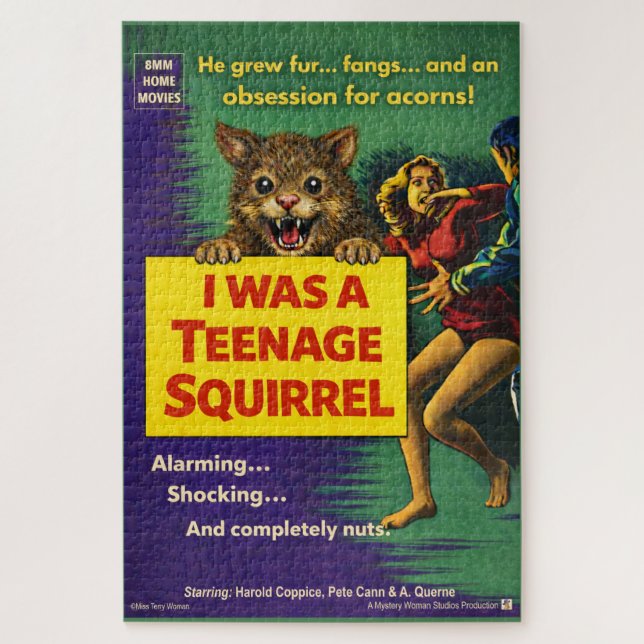 Puzzle J'étais un écureuil adolescent Parodie (Vertical)