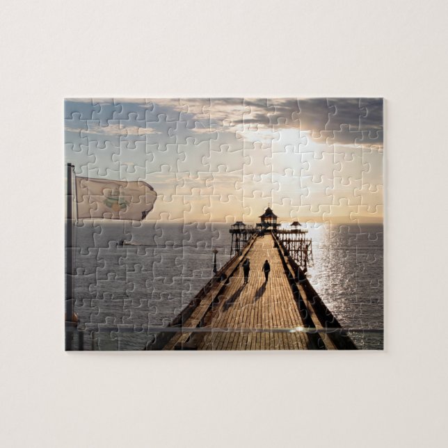 Puzzle Jetée au coucher du soleil - Clevedon, Somerset, R (Horizontal)