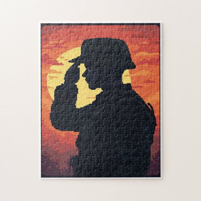 Puzzle Jeu d'activité de mosaïque à image cachée patrioti (Vertical)
