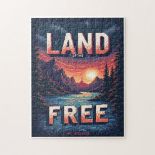 Puzzle Jeu d'activité de mosaïque à image cachée patrioti