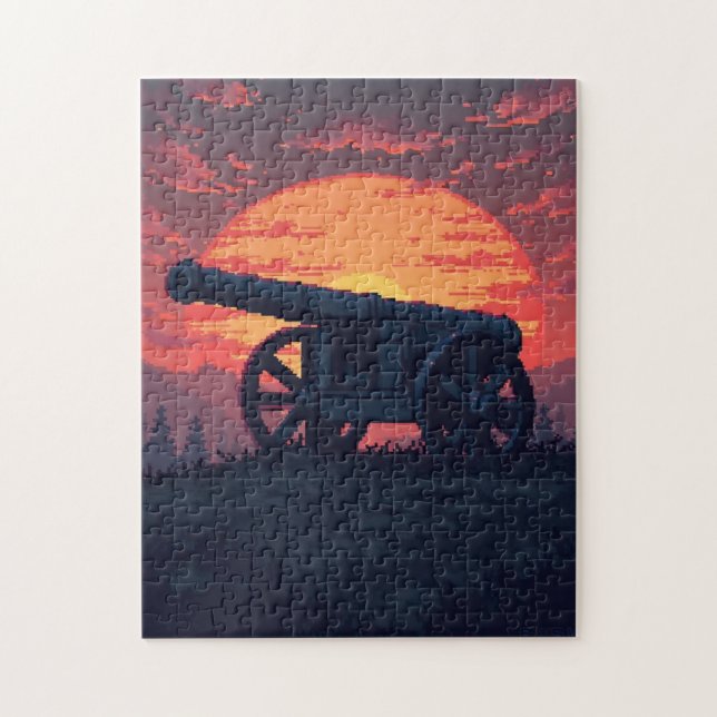Puzzle Jeu d'activité de mosaïque à image cachée patrioti (Vertical)