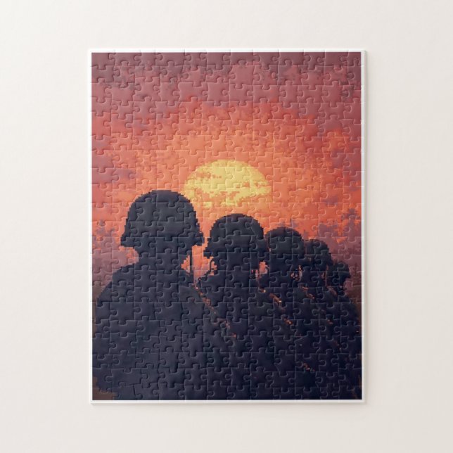 Puzzle Jeu d'activité de mosaïque à image cachée patrioti (Vertical)