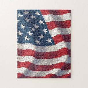 Puzzle Jeu d'activité de mosaïque à image cachée patrioti