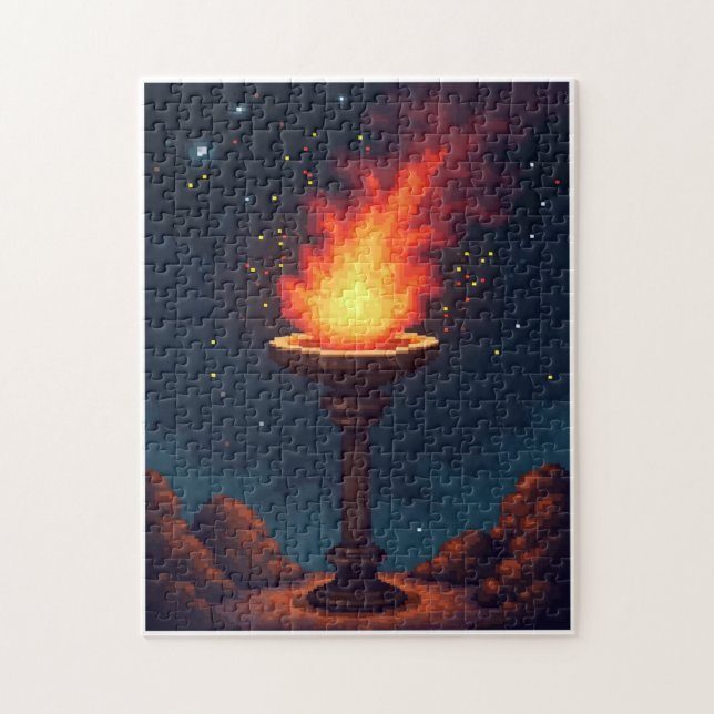 Puzzle Jeu d'activité de mosaïque à image cachée patrioti (Vertical)