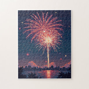 Puzzle Jeu d'activité de mosaïque à image cachée patrioti
