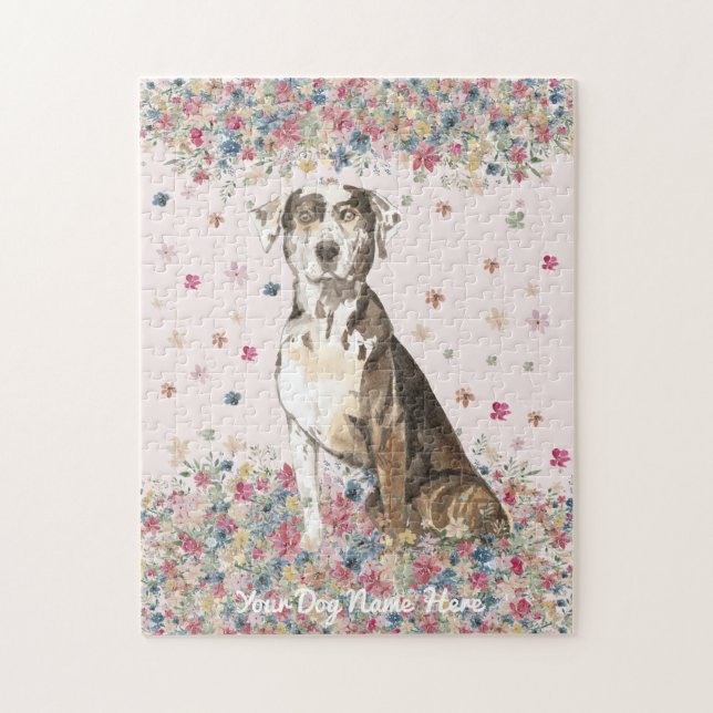 Puzzle Jeu de chien léopard Catahoula de Louisiane (Vertical)