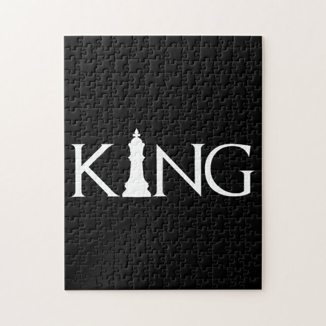 Puzzle Jeu d'échecs King pièce Halloween Costume d'échecs (Vertical)