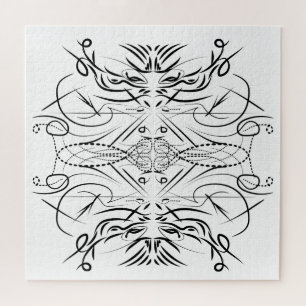 Puzzle Jeu Motif d'art créatif tribal