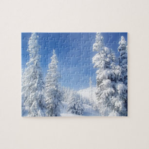 Puzzle Jeu Puzzle-Scène hivernale