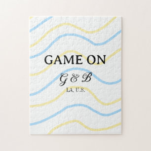 Puzzle Jeu sur ajouter le nom du couple lieu de la fête d