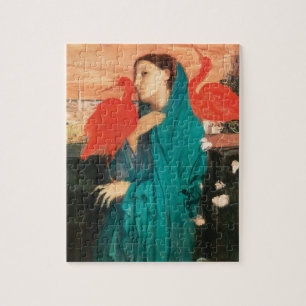 Puzzle Jeune femme avec Ibis Fine Art par Edgar Degas