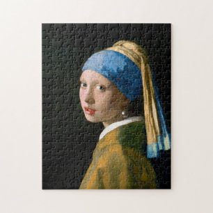 Puzzle Jeune fille à oreille perle, Johannes Vermeer, 166