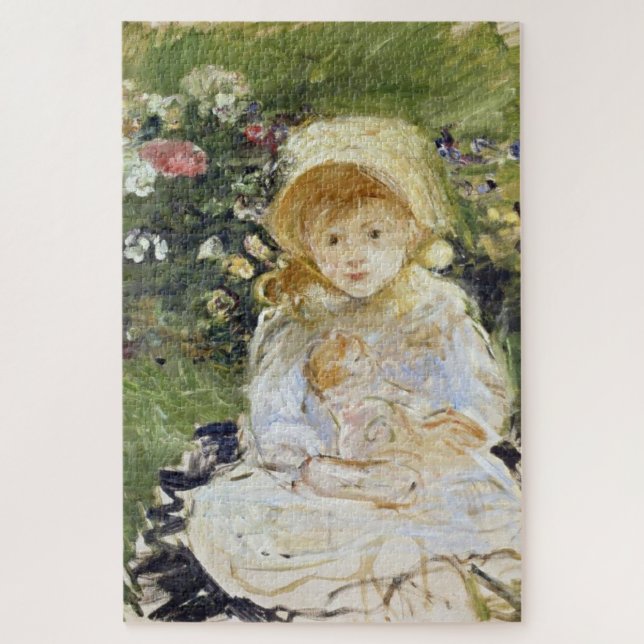 Puzzle Jeune fille avec une poupée (par Berthe Morisot) (Vertical)