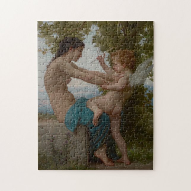 Puzzle Jeune fille défendant contre l'eros Bouguereau (Vertical)