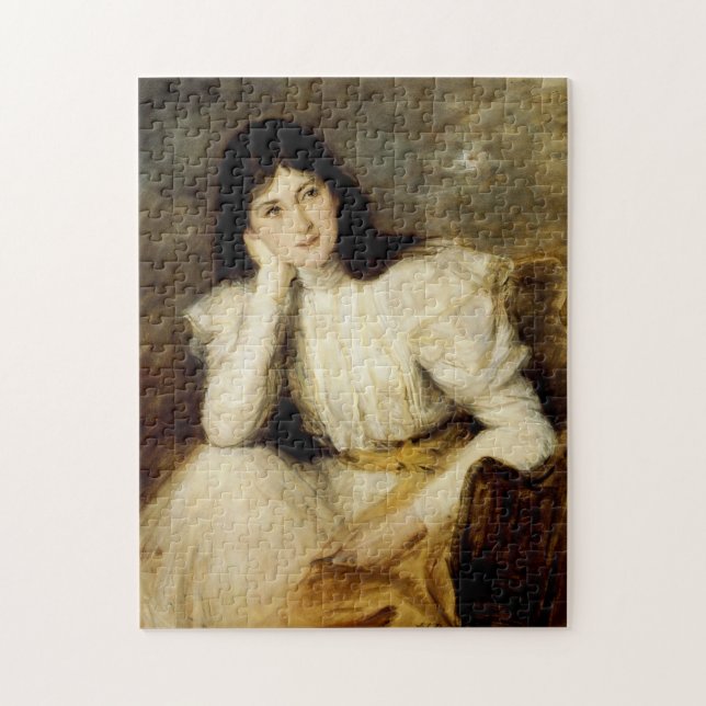 Puzzle Jeune Fille Reveuse, Portrait de Berthi Capel (Vertical)
