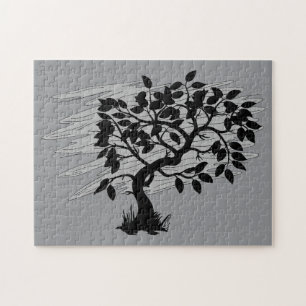 Puzzle Jeune pousse tordue