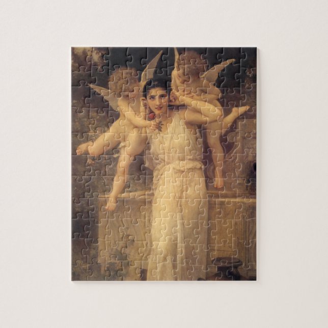 Puzzle Jeunesse par Bouguereau, Portrait d'anges victorie (Vertical)