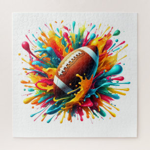 Puzzle Jeux de balle de sport de couleur moderne éclabous