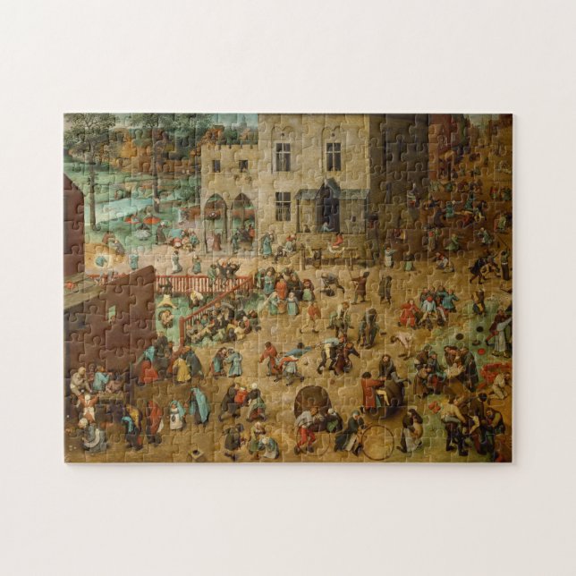 Puzzle Jeux pour enfants (Pieter Bruegel l'Ancien) (Horizontal)