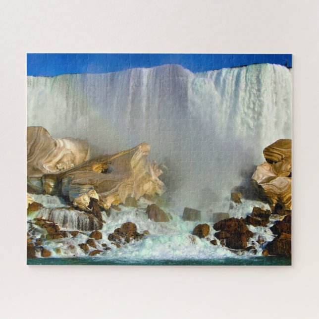 Puzzle Jigsaw chutes du Niagara Buffalo New York. (Horizontal)